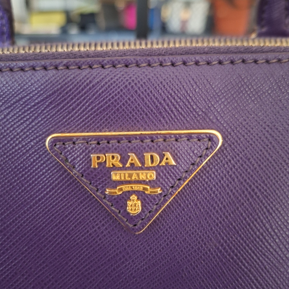 Prada Saffiano Leather Galleria Satchel - Picture 2 of 14